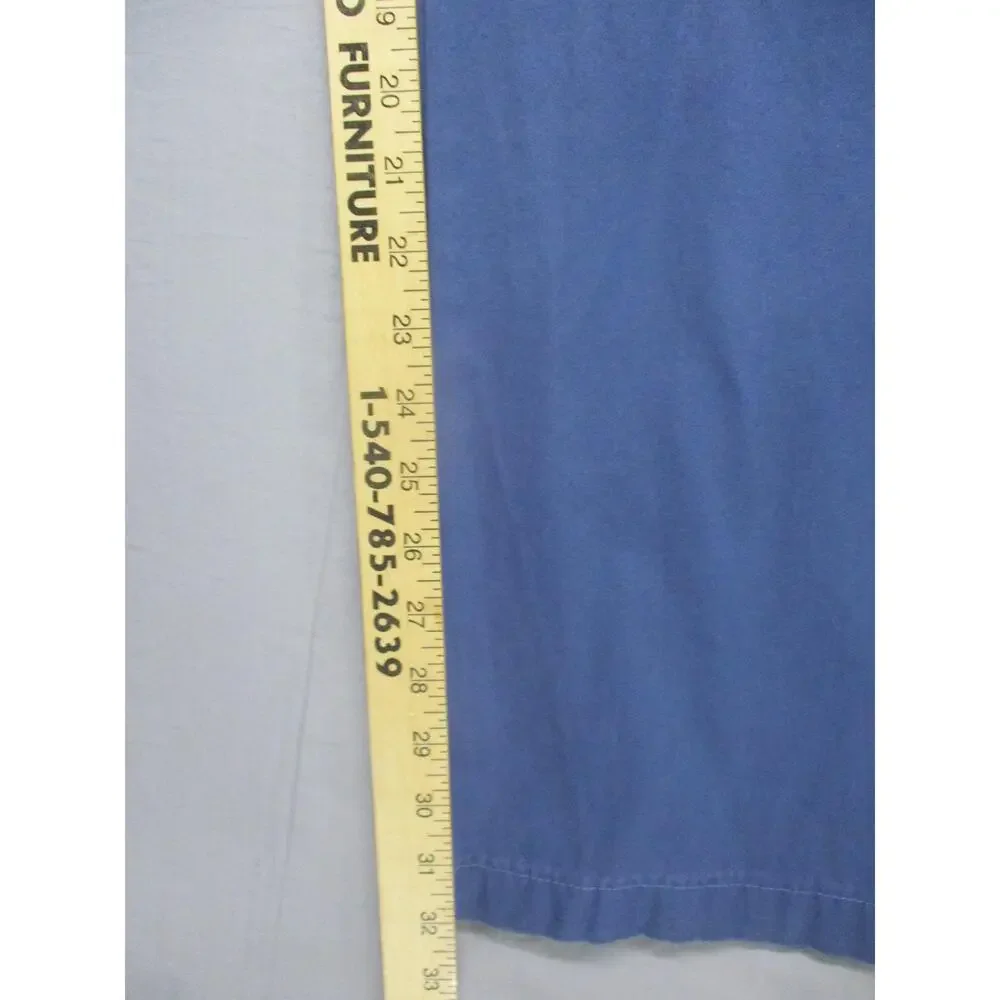 Lands' End Blue‎ Classic Relaxed Fit Mens Straight Leg Pants Size 38 / inseam 32